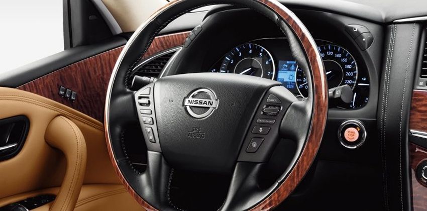 2018 Nissan Patrol interior