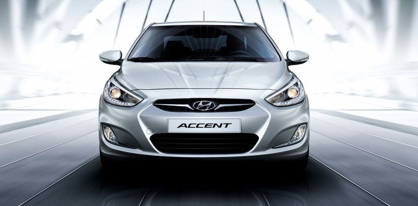 hyundai accent front