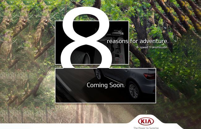 Kia Sorento facelift officially teased, gets an 8-speed automatic transmission 