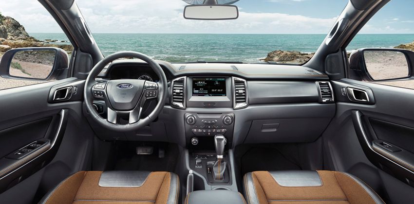 new Ford Ranger interior