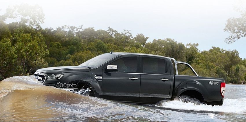 new Ford Ranger water wading depth