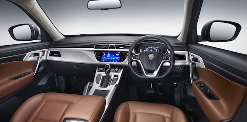 Proton X70 SUV cabin