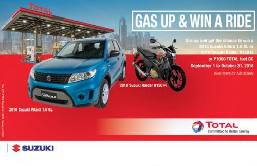 TOTAL and Suzuki Philippines releases early Christmas offer