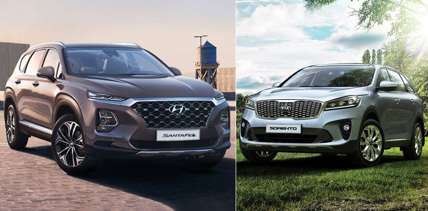  Hyundai Santa Fe vs Kia Sorento 2019: ¿cuál preferimos?