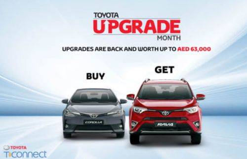 Toyota Upgrade Month campaign is back in the UAE Toyota Upgrade Month campaign is back in the UAE