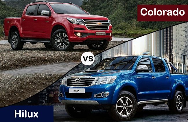 Chevrolet Colorado vs Toyota Hilux - Pick one up