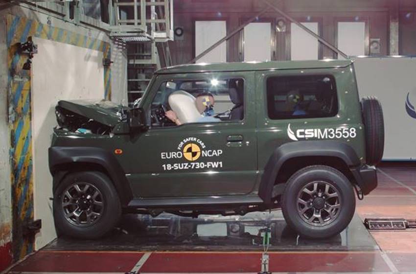 Suzuki Jimny crash test by EuroNCAP