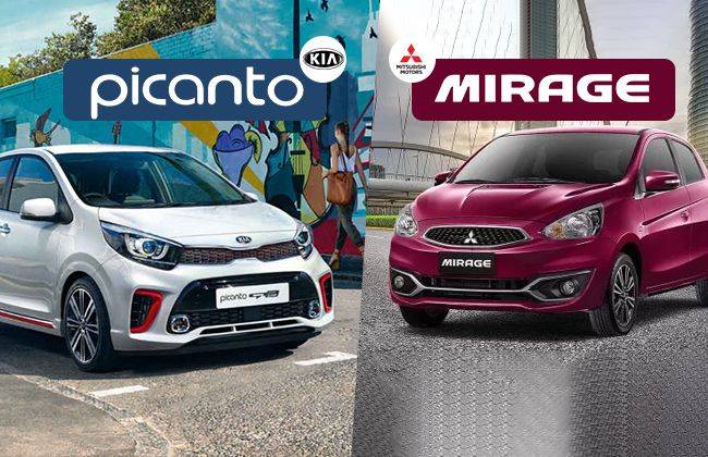  Kia Picanto vs Mitsubishi Mirage - A hatch fight you must witness