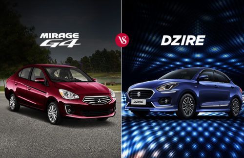 2018 Suzuki Dzire vs 2018 Mitsubishi Mirage G4: Which one to buy?