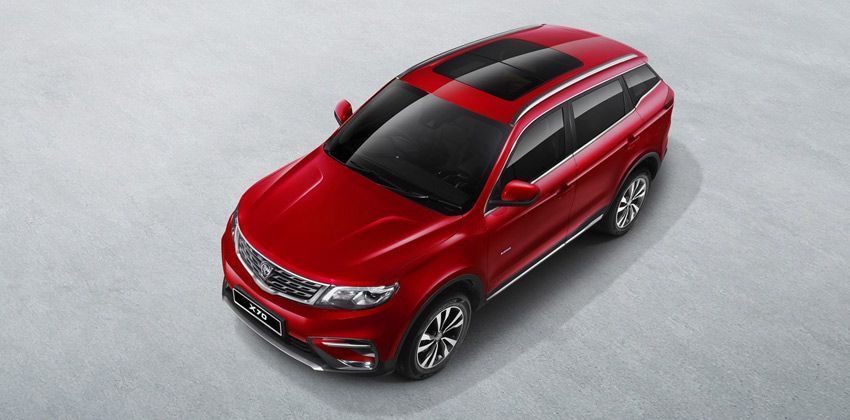 Proton X70 TOP VIEW