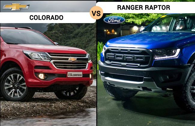 Chevrolet Colorado vs Ford Ranger Raptor - The better pickup