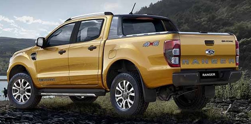 2018 Ford Ranger rear