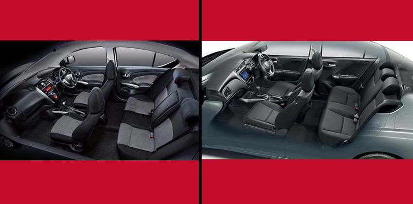 Almera vs City - cabin space 