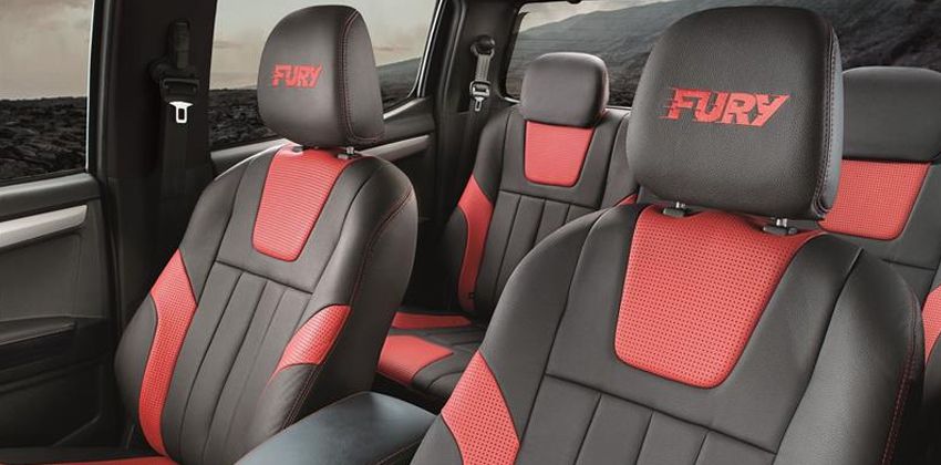 new Isuzu D-Max Fury cabin