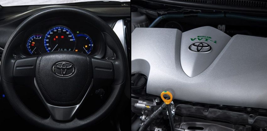 Toyota Yaris engine and steering