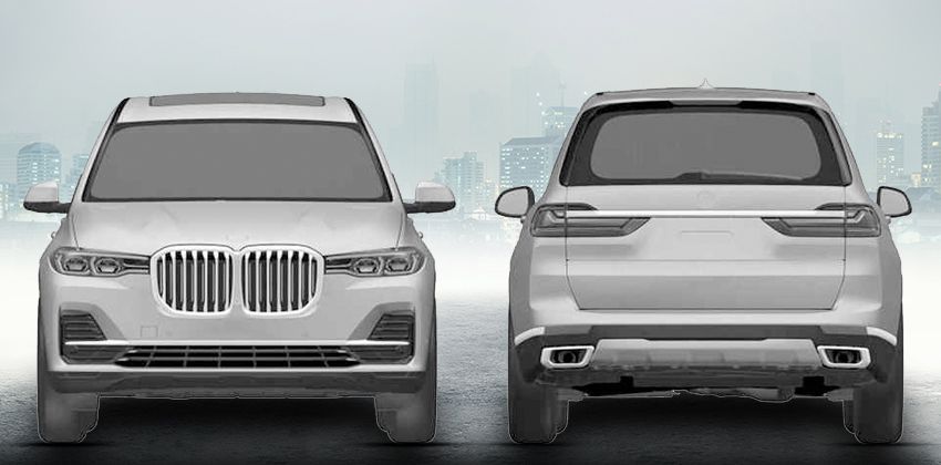 BMW X7 patent images