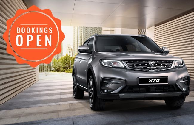 Proton X70 now available for online booking at RM 99