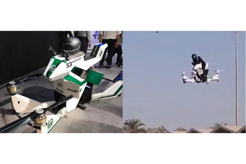 Polisi Dubai Makin Canggih, Punya Motor Terbang