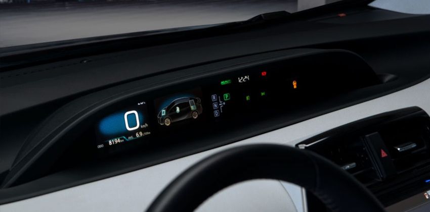 new Toyota Prius DASHBOARD