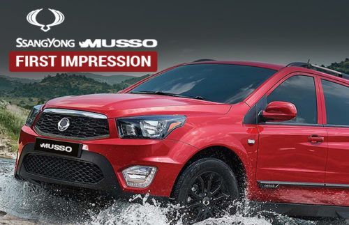 Ssangyong Musso: First impression