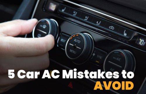 5 Car AC mistakes to avoid 5 Car AC mistakes to avoid