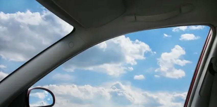 open car window