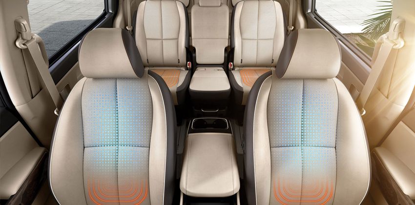 2019 Kia Grand Carnival Heated & Vented Seats