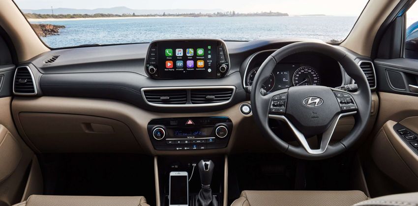 New Hyundai Tucson cabin