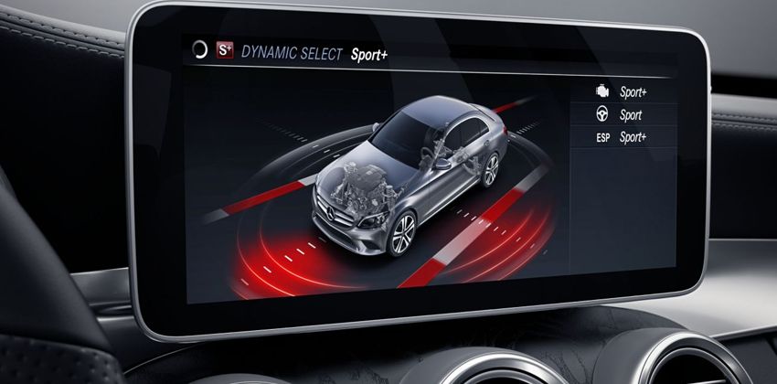 Mercedes-Benz C-Class facelift CENTRAL DISPLAY