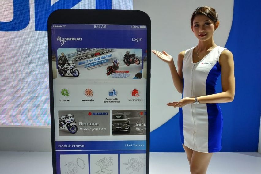 IMOS 2018: Suzuki Luncurkan Aplikasi My Suzuki, Gudang Suku Cadang Digital