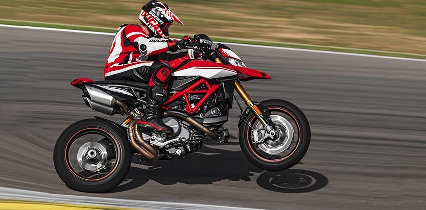 Ducati Hypermotard 950 and SP side