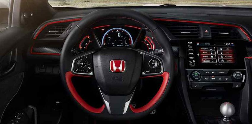 2019 Honda Civic Type R steering wheel 