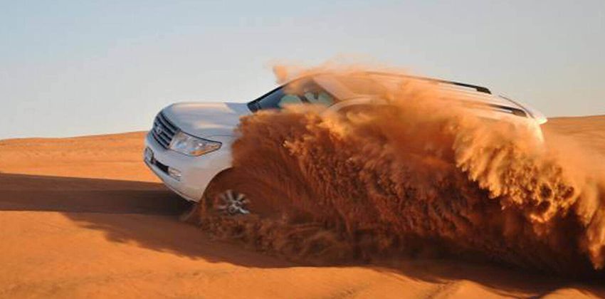 Land Cruiser In Desert