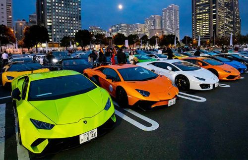 Lamborghini Day Japan had over 200 Lambos Lamborghini Day Japan had over 200 Lambos
