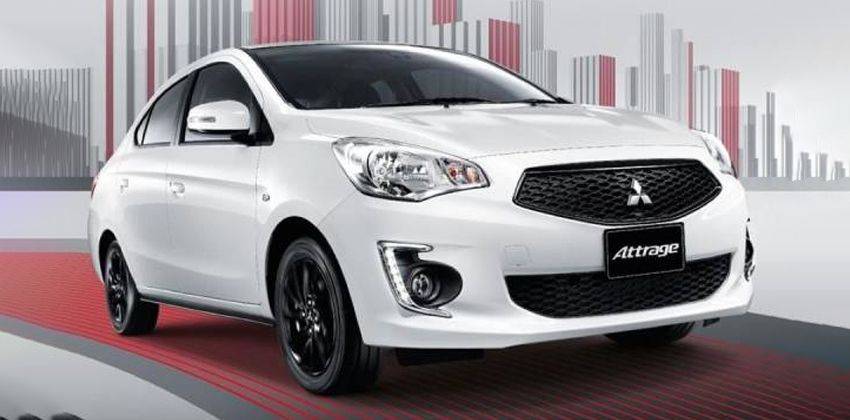 Mitsubishi Attrage (Mirage G4) gets black-out update in Thailand