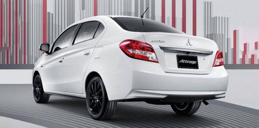 Mitsubishi Attrage (Mirage G4) gets black-out update in Thailand