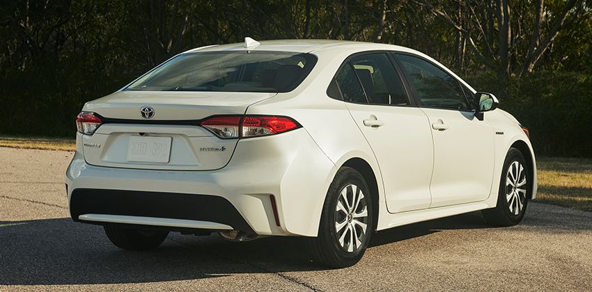 2020 Toyota Corolla Hybrid Rear Angular