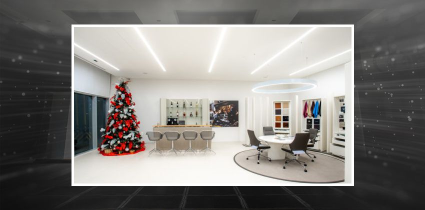 Bentley Manila Showroom  lounge area