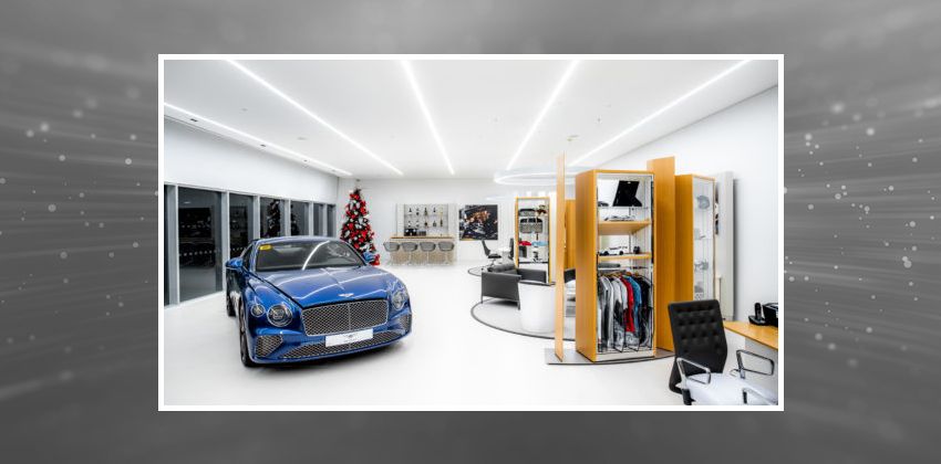 Bentley Manila Showroom car display area 