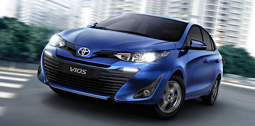 2019 Toyota Vios Leaning In a Corner