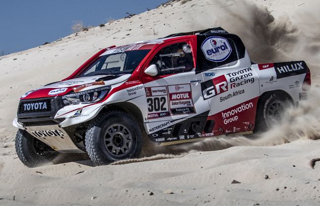 V8 Toyota Hilux to participate in the 2019 Dakar Rally
