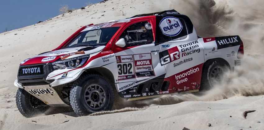 Toyota Hilux For Dakar Rally Side