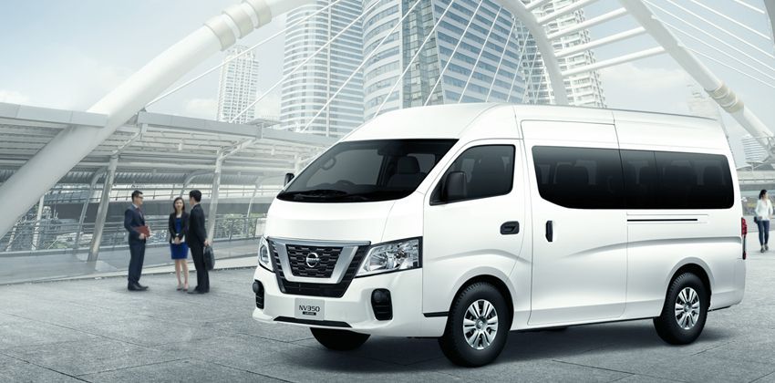 Upgraded passenger comfort: The Nissan NV350 Urvan Premium A/T variant