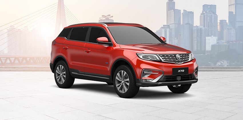 The Proton X70 will soon break cover in Indonesia