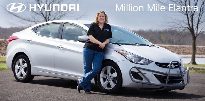Farrah With Her Hyundai Elantra