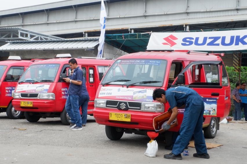 Suzuki Gelar Servis Gratis 500 Angkot