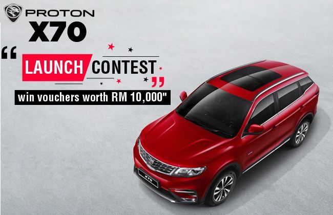 Participate in Facebook Live Contest during Proton X70 official launch today