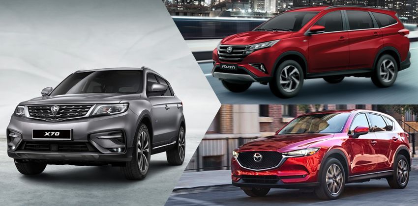 Proton X70 Rivals Appearance