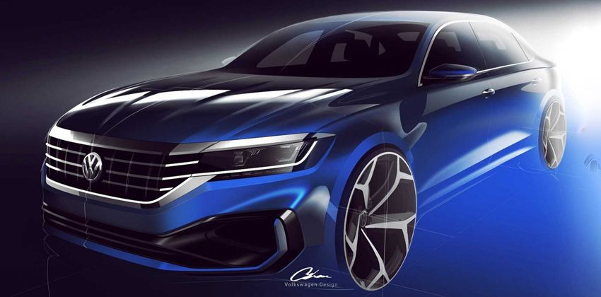 2020 Volkswagen Passat Front Angular