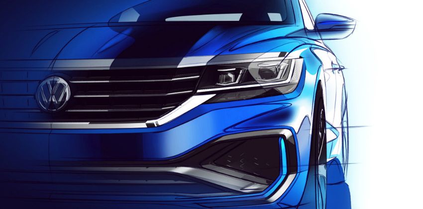 2020 Volkswagen Passat Front Closeup